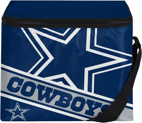 Vista 18 de FOCO NFL Unisex-Adult NFL Team Big Logo Stripe 6 Pack Coolers