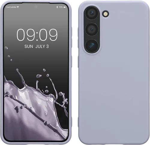 Vista 184 de kwmobile Funda compatible con Samsung Galaxy S23 - Funda protectora de silicona TPU suave y delgada - Piedra antigua