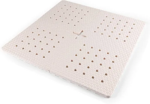 Vista 11 de BOWERBIRD Alfombrilla Original Antifatiga para Ducha - Material de Espuma Extra Grueso y Suave que Amortigua Cómodamente Tus Pies - Cuadrada - 4