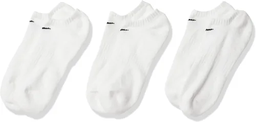 Vista 9 de Nike Unisex Adult Everyday Cushioned Training No-Show Socks (3-Pack) Mens and Womens