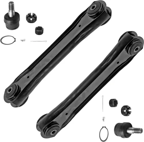Vista 443 de Detroit Axle - Kit de brazos de control delanteros de 4 piezas para Nissan Cube 2009-2014, Nissan Versa 2007-2012 2 brazos de control inferiores
