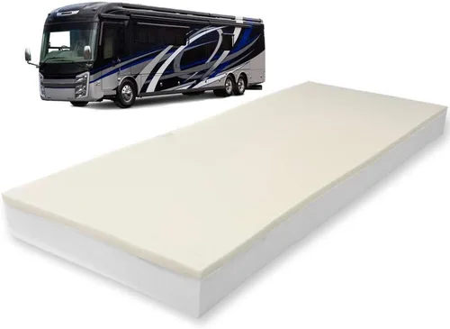 Foamma Repuesto de colchón de espuma viscoelástica de 3 x 24 x 84 pulgadas, para camión, cámper, caravana, fabricado en Estados Unidos, cómodo,