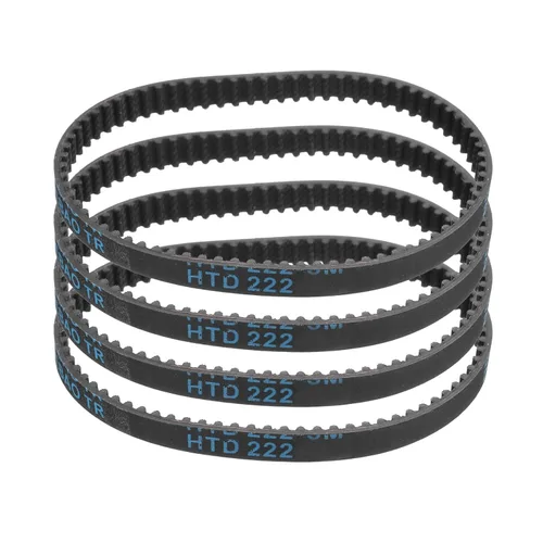 Vista 35 de uxcell 4 piezas HTD-3M Correa de Distribución de Goma 48 Dientes, Longitud de Paso 144mm x Ancho 6mm x Altura 2.4mm, Correa de Polea de Distribución