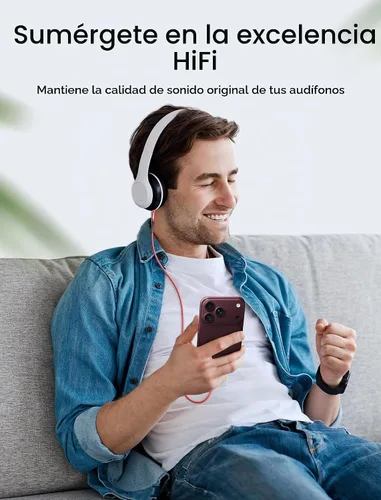 Vista 3 de JSAUX Cable USB C a conector auxiliar de audio de 0.138 in [1.6 pies], USB tipo C a 0.138 in, cable estéreo de auriculares compatible con iPhone 16