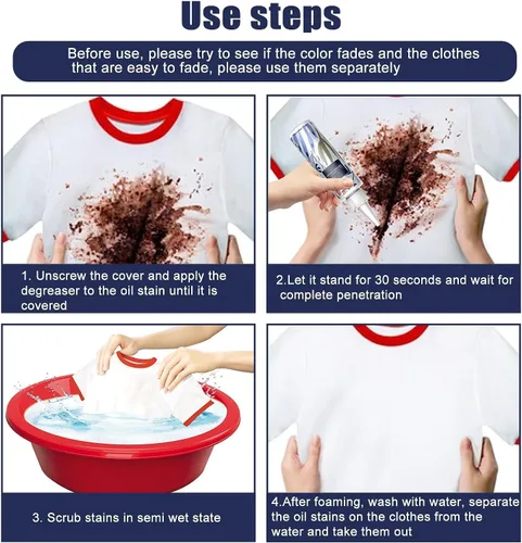 Vista 6 de Sonsel - Limpiador de manchas de aceite, removedor de manchas de aceite Sonsel, limpiador de manchas de ropa, removedor de manchas para ropa