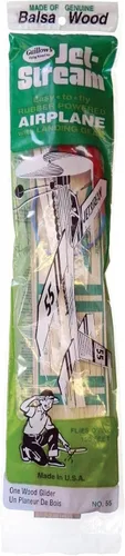 Vista 3 de Guillow's Ocho 55 aviones de juguete de madera de balsa voladores Jetstream