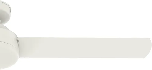 Vista 9 de Hunter Ventilador de techo interior contemporáneo con acabado blanco mate de 52 pulgadas con 3 aspas (renovado)