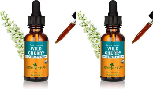 Vista 10 de Herb Pharm Extracto líquido orgánico certificado de corteza de cereza silvestre para apoyo respiratorio - 1 onza