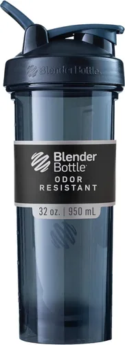Vista 8 de BlenderBottle - Botella mezcladora serie Pro ideal para batidos de proteínas y bebidas de preentrenamiento, 32 onzas, color gris piedra (Pebble Grey)