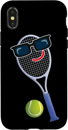 Vista 5 de Tennis Racket Tennis Ball Tennis Player Backhand Gift Case for iPhone 16