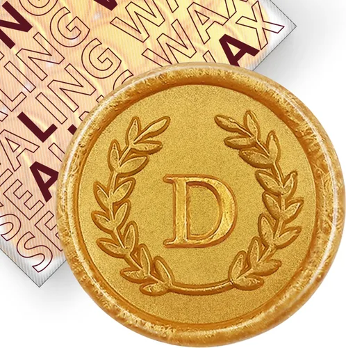 Vista 52 de 50 calcomanías adhesivas de cera con letra S, hechas a mano, sin necesidad de sellar, rasgar y usar calcomanías de cera para invitaciones de boda