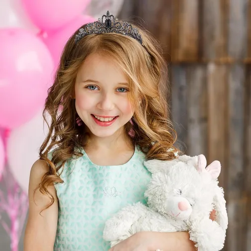 Vista 45 de Corona de princesa para mujer, tiaras de reina de cristal para niñas, accesorios para el cabello de novia, regalos para cumpleaños, boda