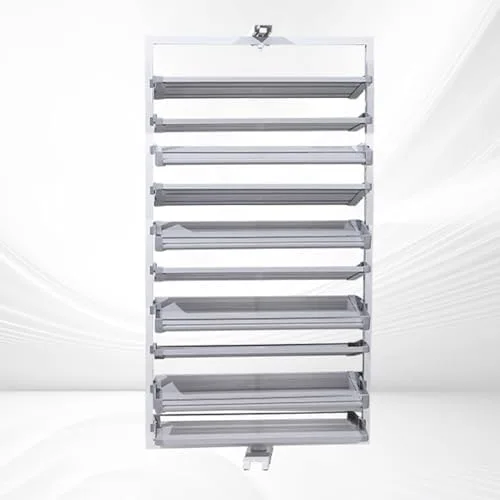 Vista 32 de 360° Rotating Shoe Organizer - Stylish Hidden Shoe Cabinet, Space-Saving Shoe Rack for Entryway, Living Room & Hallway - Modern Storage Solution