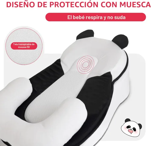 Vista 7 de Rootling Almohada de Alimentación para Bebé, Almohada de Alimentación Anti-Desbordamiento para Reducir las Regurgitaciones, Almohada de Lactancia