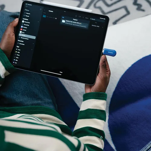 Vista 5 de Verbatim Unidad flash USB 3.2 Gen 1 de 64 GB tipo C USB USB 3.2 Gen 1 - Azul