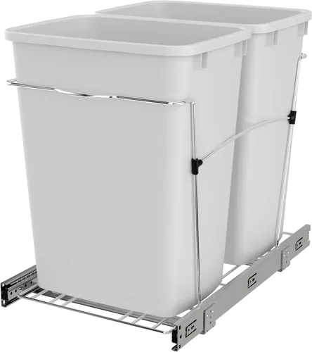 Vista 13 de Cesto de basura doble y extraíble RV V 15KD 18CS de Rev A Shelf