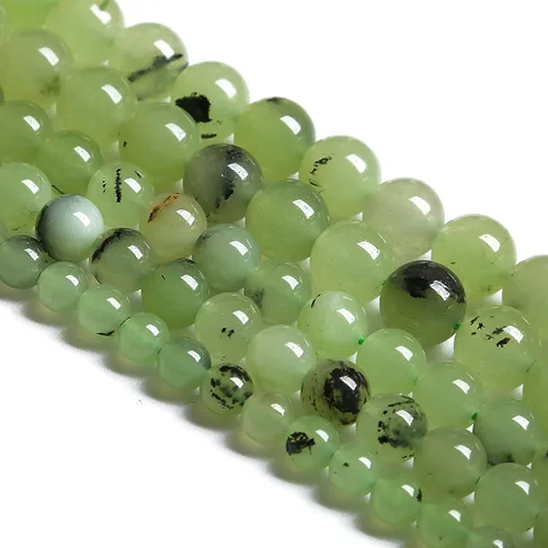 Vista 96 de 4MM 86 piezas Cuentas sueltas de piedra natural de amazonita calcedonia para hacer joyería DIY Pulsera Collar 1 hebra