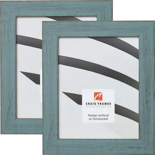 Vista 7 de Craig Frames Jasper, marco de fotos de 4 x 6 pulgadas, color negro carbón campestre, juego de 2