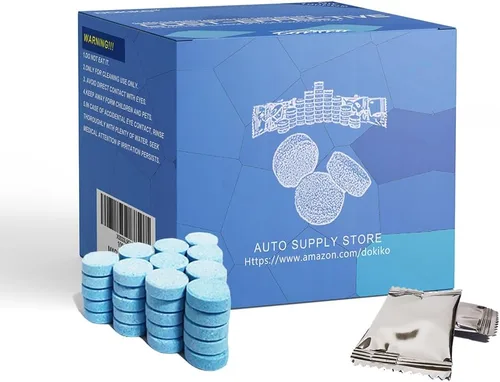Vista 8 de DOKIKO Tabletas de Recarga para Limpiador de Vidrio - 50 Tabletas Concentradas de Limpieza Multisuperficie, 1 Paquete Hace 50 * 16 fl oz de Spray