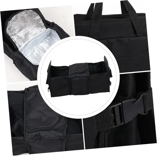 Vista 5 de SUPVOX Caja plegable para vehículo contenedor de comestibles Suv Trunk Organizer Coches Coches Auto Car Trunk Organizer Collapse Storage Bins Funda