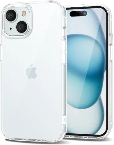 Vista 267 de para iPhone 8 Plus/ 7 Plus Funda Transparente, Funda Híbrida de Teléfono [Plástico Duro y Parachoques de Silicona Suave] Cubierta Protectora delgada