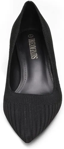 Vista 2 de DREAM PAIRS - Zapatos de tacón bajo para mujer tipo D'Orsay con puntera puntiaguda, a la moda