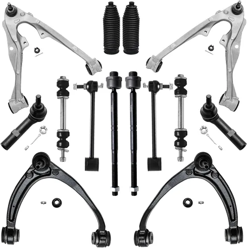 Vista 24 de Detroit Axle - Kit de suspensión RWD Front End de 16 piezas para Chrysler 300 Dodge Charger Challenger Magnum, brazos de control, rótulas