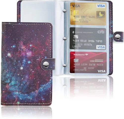 Vista 14 de lizimandu Libro Tarjetero para Tarjetas de Visita, Estuche Libro de Tarjetas de Visita de Cuero PU, Carpeta Organizadora para Tarjetas