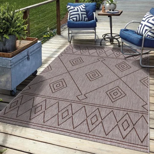 Vista 63 de Keen Home Design - Alfombra de pasillo para terraza al aire libre - 2x10 Lavable para interior/exterior para patio, cocina, balcón, playa, jardín