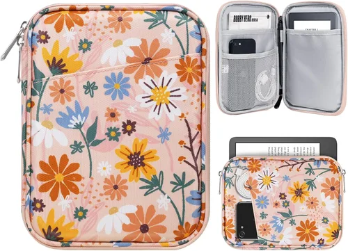 Vista 12 de TiMOVO Funda protectora para tablet de 6 a 7 pulgadas para libros electrónicos Paperwhite/Colorsoft Signature Edition, funda protectora con bolsillo