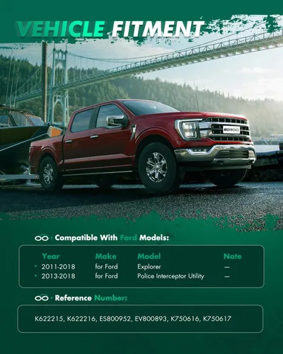 Vista 2 de SCITOO Kit de suspensión delantera, brazo de control inferior y rótulas, extremos de barra de acoplamiento interior exterior, eslabones de barra