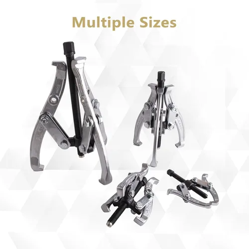 Vista 2 de Extractor de Engranajes de Cubo con Polea Separador de Rodamientos de 2 y 3 Patas 3" 4" 6" 8" Juego de Extractores de Engranajes Adecuado