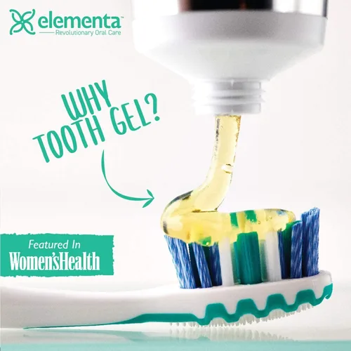 Vista 2 de Elementa Silver TOOTHGEL Sabor a menta Nano Silver 5 en 1 Gel blanqueador de dientes 4 onzas líquidas Formulado por dentistas totalmente natural