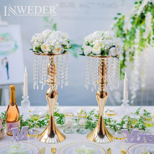 Vista 3 de Bolas de Flores Inweder para Centros de Mesa: 10 Piezas de Flores Blancas para Centros de Mesa Arreglos Florales Centro de Mesa para Boda, Fiesta