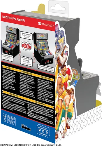 Vista 10 de My Arcade All Star Arena Micro Player- Fully Portable Mini Arcade Machine with 307 Retro Games, 2.75" Screen