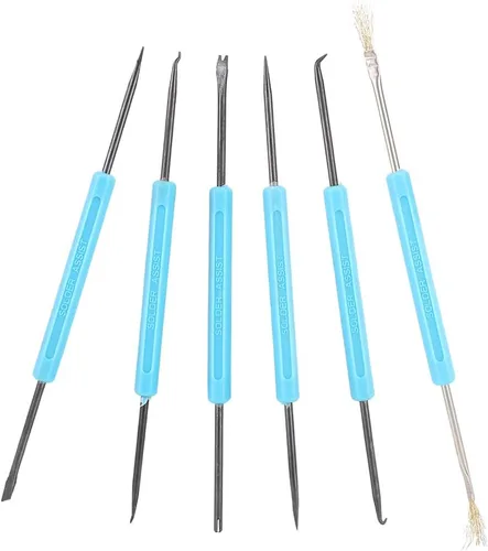 Vista 7 de Walfront Kit de herramientas de ayuda de soldadura de doble cara, herramienta de reparación de ayuda de soldadura para reparación electrónica