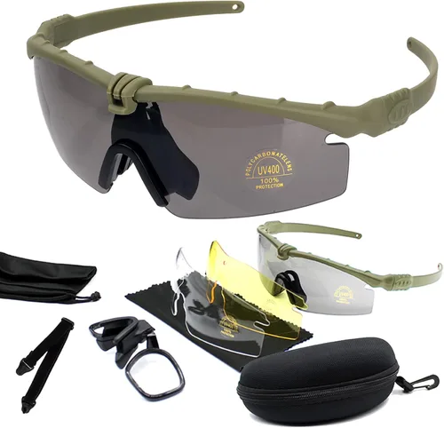 Vista 11 de Gafas deportivas antivaho Gafas de sol con 3 lentes intercambiables