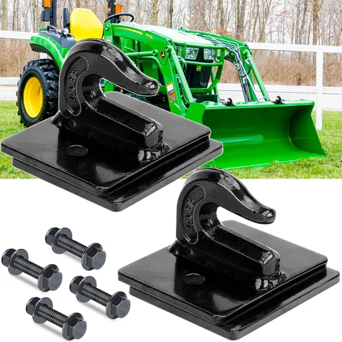 AUTOBOTS Ganchos para cubo de tractor de 3/8 pulgadas (paquete de 2) máx. 15,000 libras, ganchos de gancho de enganche de cadena de alta