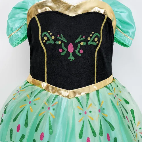 Vista 4 de GZ-LAOPAITOU Disfraz de princesa para niñas, vestidos de princesa para niñas, Halloween, fiesta de cumpleaños, disfraces