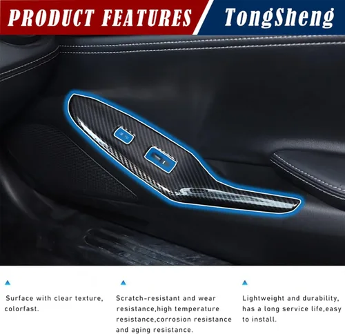 Vista 4 de Compatible con Mazda MX-5 ND Miata 2016 2017 2018 2019 2020 2021 2022 2023 2024 automóvil ABS 4 piezas de puertas delanteras y traseras aspecto