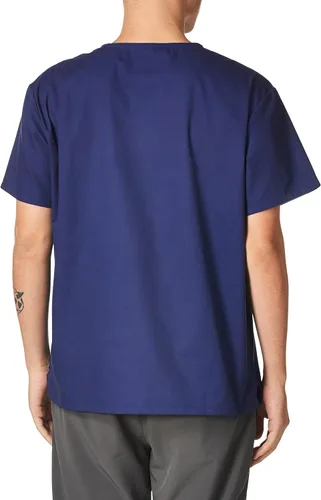 Vista 2 de Dickies - Camisa médica de manga corta con cuello en V para hombre