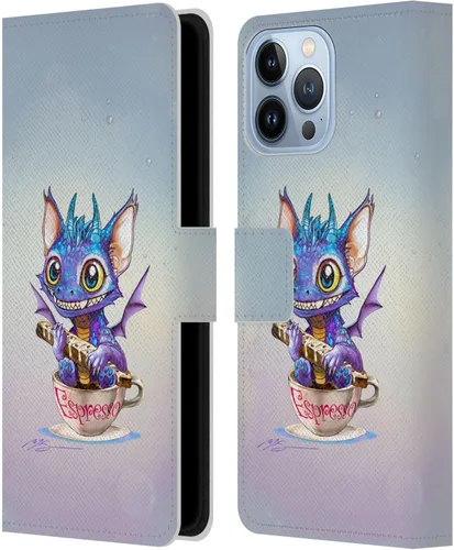 Vista 251 de Head Case Designs Officially Licensed Ruth Thompson Boba Tea Cup O Dragons Leather Wallet Case Compatible with Apple iPhone 7 Plus / 8 Plus