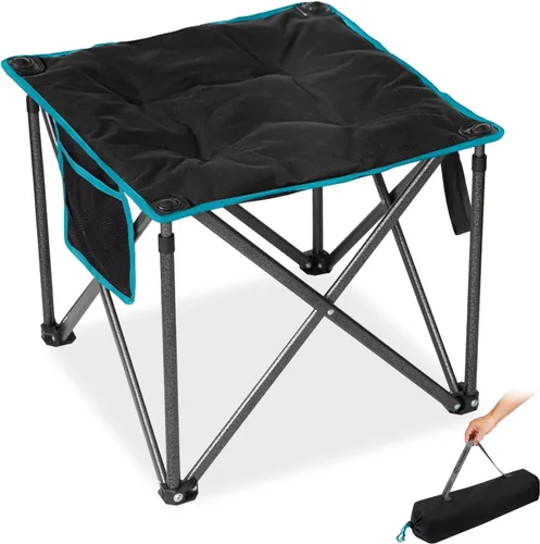 Vista 15 de FUNDANGO Taburete trípode plegable, silla de pesca portátil ligera con asiento acolchado grueso, 440 libras, sillas de campamento al aire libre