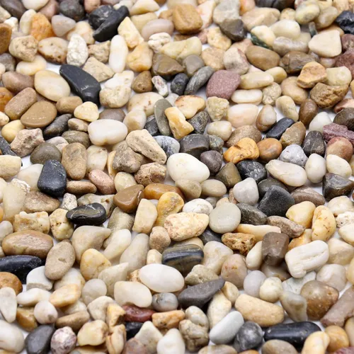 Vista 14 de Rocas negras para plantas, guijarros decorativos pulidos de 1/2 a 1 pulgada, 2 libras. para jardín, rellenos de jarrones, suculentas, macetas