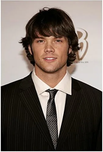 Jared Padalecki 8 Inch x 10 Inch Photograph Supernatural Gilmore Girls House of Wax Wearing Suit & Tie Pose 5 kn