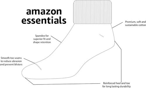Vista 2 de Tienda Essentials Calcetines para mujer, 6 pares