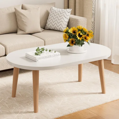 Vista 18 de Mesa de Centro, Mesas de Centro Pequeñas de 23.6", Mesas de Centro Redondas Negras para Sala de Estar, Mesa de Piso para Sentarse en el Suelo, Mesa