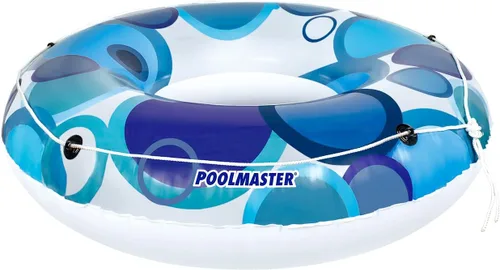 Vista 5 de Poolmaster Tubo interior de flotador de piscina de 48 pulgadas, círculos brillantes verde azulado