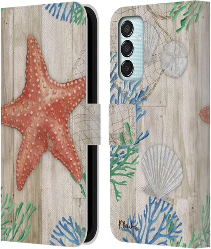 Vista 19 de Head Case Designs Officially Licensed Paul Brent Agate Mermaid Coastal Leather Wallet Case Compatible with Samsung Galaxy M15/F15 5G