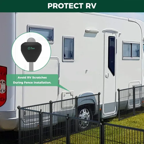 Vista 5 de FXW Bolsa de almacenamiento para corralito para perros de 32 pulgadas de alto, 8 paneles y bola protectora de caravana, paquete de 12